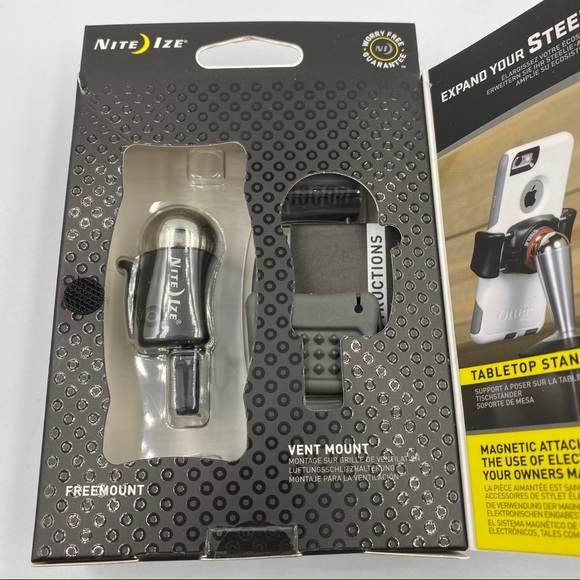 Nite Ize Steelie Freemount Vent Mount Kit Magnetic - Picture 9 of 13
